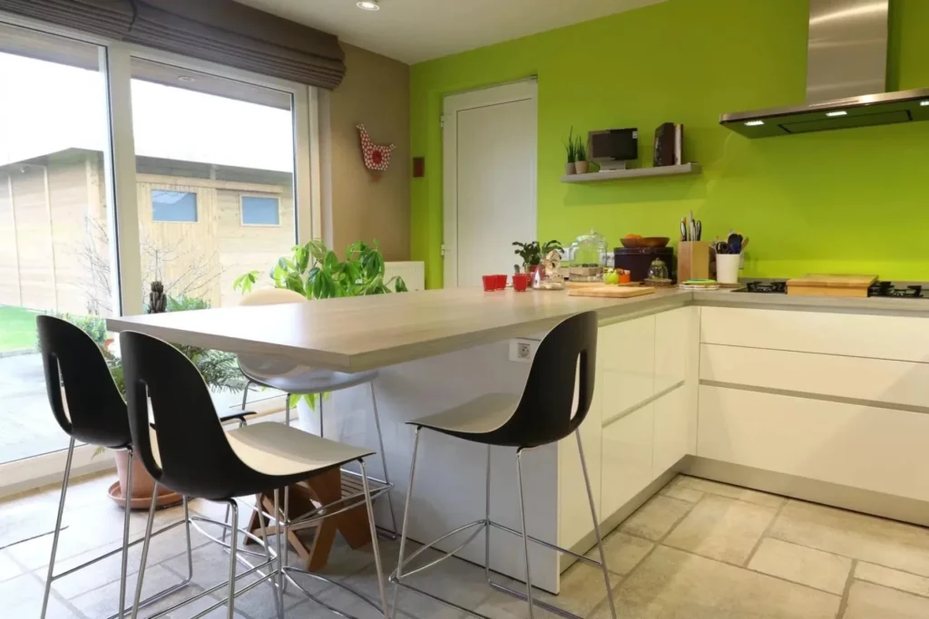 Keuken in hoogglans acryl wit | Interieur op maat Zulte