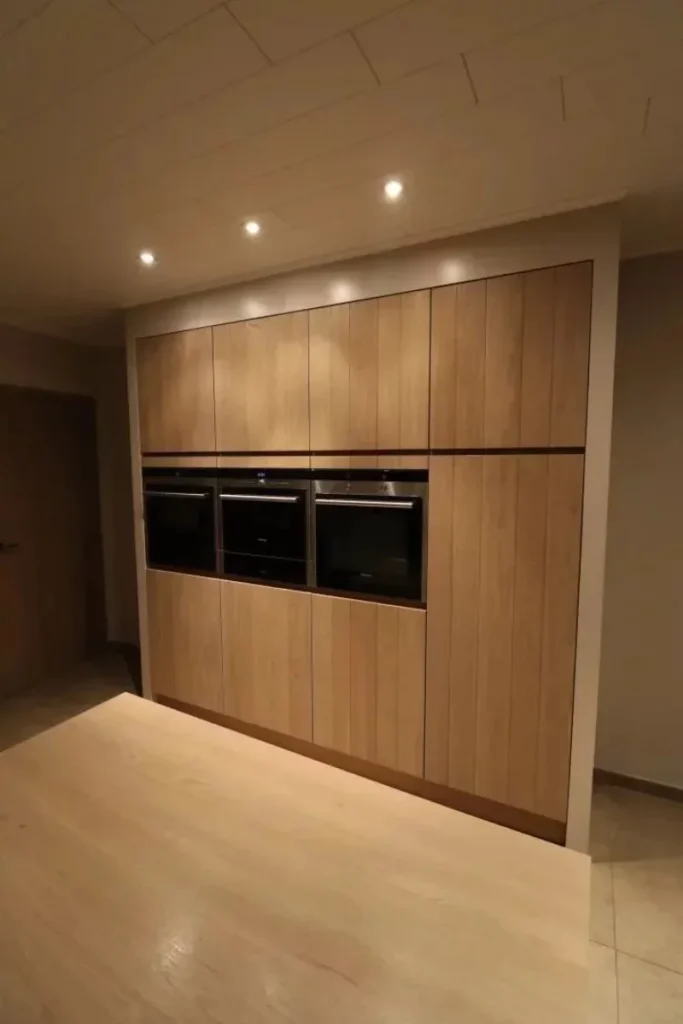 Greeploze houten keuken | Interieur op maat Zulte